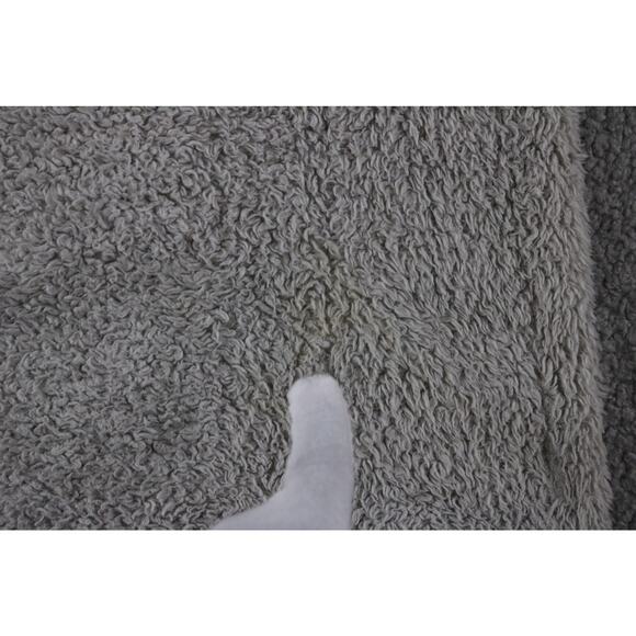 PATAGONIA Jacket Womens Xs Gray Sherpa Fleece Pull Over 3/4 Zip Sweater - Picture 9 of 9